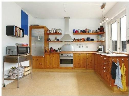 Det gamle køkken i Kalundborg før renovering